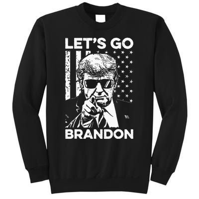 Let’s Go Brandon Conservative USA Flag Funny Donal Trump Sweatshirt