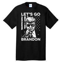 Let’s Go Brandon Conservative USA Flag Funny Donal Trump Tall T-Shirt