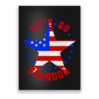 Lets Go Brandon LGB FBJ USA Star Flag Poster