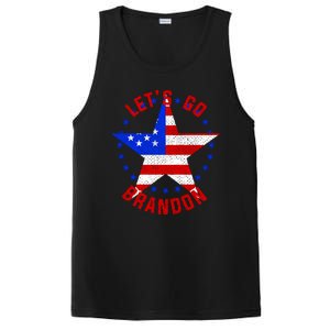 Lets Go Brandon LGB FBJ USA Star Flag PosiCharge Competitor Tank