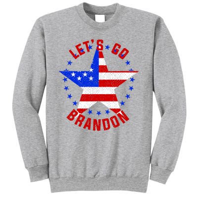 Lets Go Brandon LGB FBJ USA Star Flag Sweatshirt