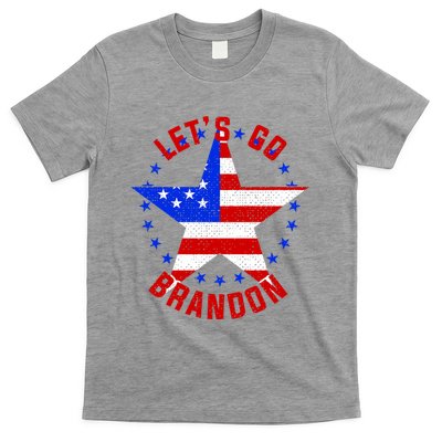 Lets Go Brandon LGB FBJ USA Star Flag T-Shirt