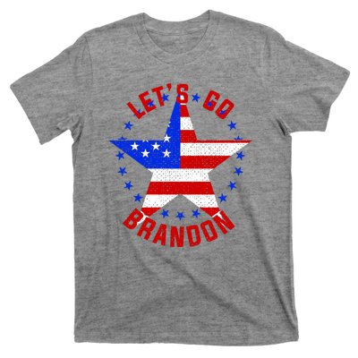 Lets Go Brandon LGB FBJ USA Star Flag T-Shirt