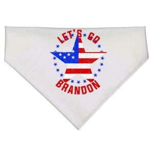 Lets Go Brandon LGB FBJ USA Star Flag USA-Made Doggie Bandana