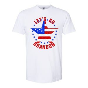 Lets Go Brandon LGB FBJ USA Star Flag Softstyle CVC T-Shirt