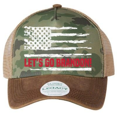 LetS Go Brandon Joe Biden Chant Impeach Biden Usa Flag Meaningful Gift Legacy Tie Dye Trucker Hat