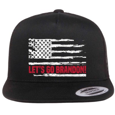 LetS Go Brandon Joe Biden Chant Impeach Biden Usa Flag Meaningful Gift Flatbill Hat