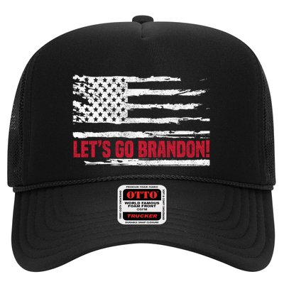 LetS Go Brandon Joe Biden Chant Impeach Biden Usa Flag Meaningful Gift Trucker Hat