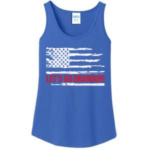 LetS Go Brandon Joe Biden Chant Impeach Biden Usa Flag Meaningful Gift Ladies Essential Tank