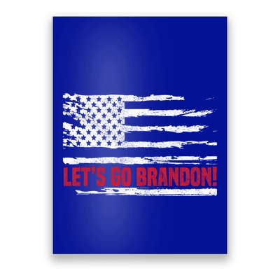 LetS Go Brandon Joe Biden Chant Impeach Biden Usa Flag Meaningful Gift Poster