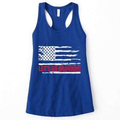 LetS Go Brandon Joe Biden Chant Impeach Biden Usa Flag Meaningful Gift Womens Tank Top