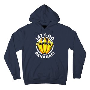 Lets Go Bananas Cute Yellow Banana Lover Fruit Funny Bananas Hoodie