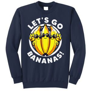 Lets Go Bananas Cute Yellow Banana Lover Fruit Funny Bananas Sweatshirt