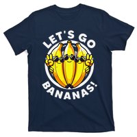 Lets Go Bananas Cute Yellow Banana Lover Fruit Funny Bananas T-Shirt