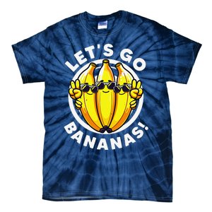 Lets Go Bananas Cute Yellow Banana Lover Fruit Funny Bananas Tie-Dye T-Shirt