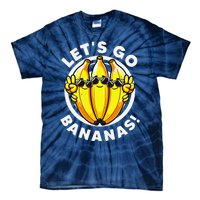 Lets Go Bananas Cute Yellow Banana Lover Fruit Funny Bananas Tie-Dye T-Shirt