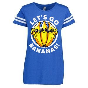 Lets Go Bananas Cute Yellow Banana Lover Fruit Funny Bananas Enza Ladies Jersey Football T-Shirt