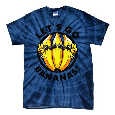 Lets Go Bananas Cute Yellow Banana Lover Fruit Funny Bananas Tie-Dye T-Shirt