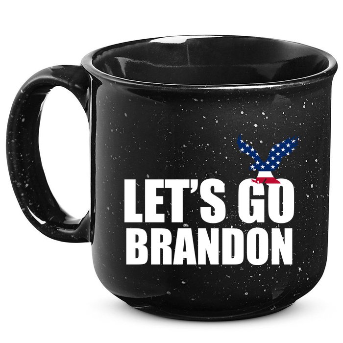Let's Go Brandon American Bald Eagle 15oz Campfire Ceramic Mug