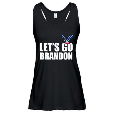 Let's Go Brandon American Bald Eagle Ladies Essential Flowy Tank
