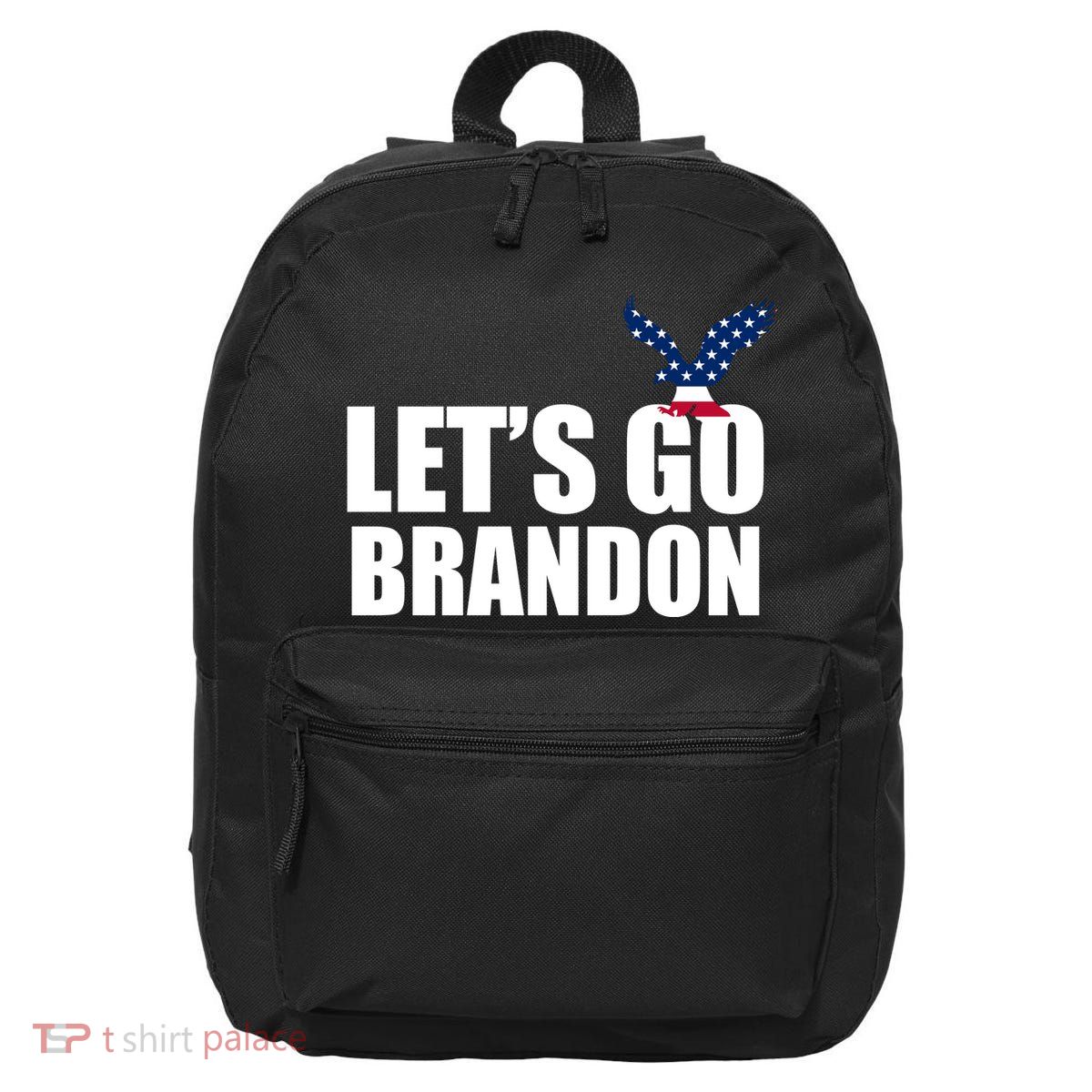 Let's Go Brandon American Bald Eagle 16 in Basic Backpack