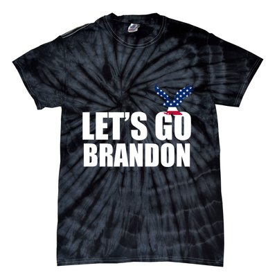 Let's Go Brandon American Bald Eagle Tie-Dye T-Shirt