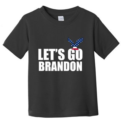 Let's Go Brandon American Bald Eagle Toddler T-Shirt