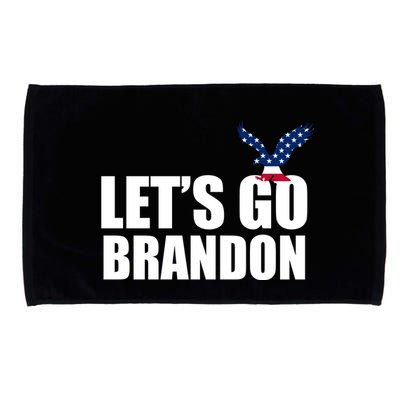 Let's Go Brandon American Bald Eagle Microfiber Hand Towel