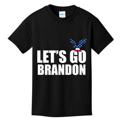 Let's Go Brandon American Bald Eagle Kids T-Shirt