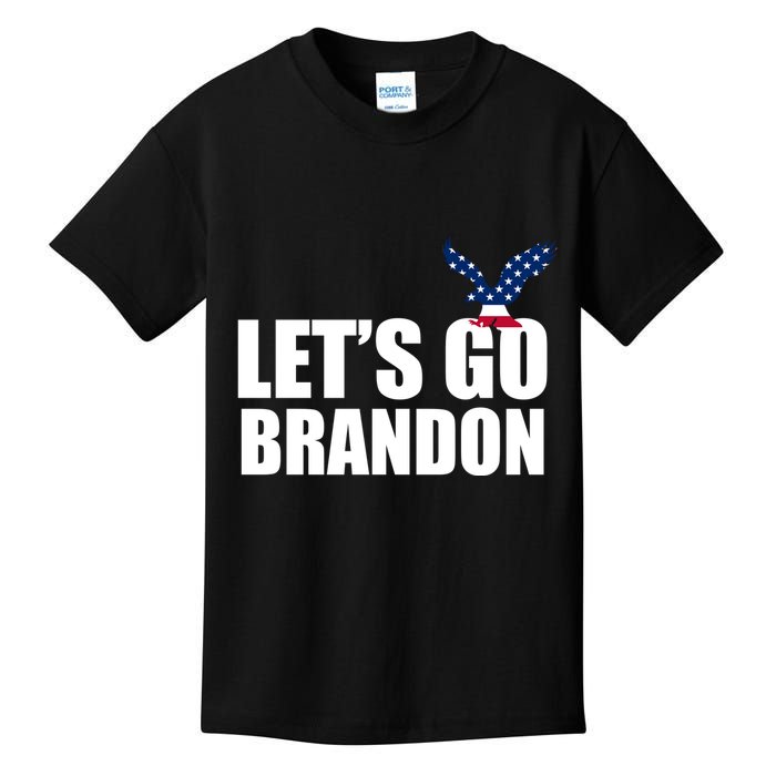 Let's Go Brandon American Bald Eagle Kids T-Shirt