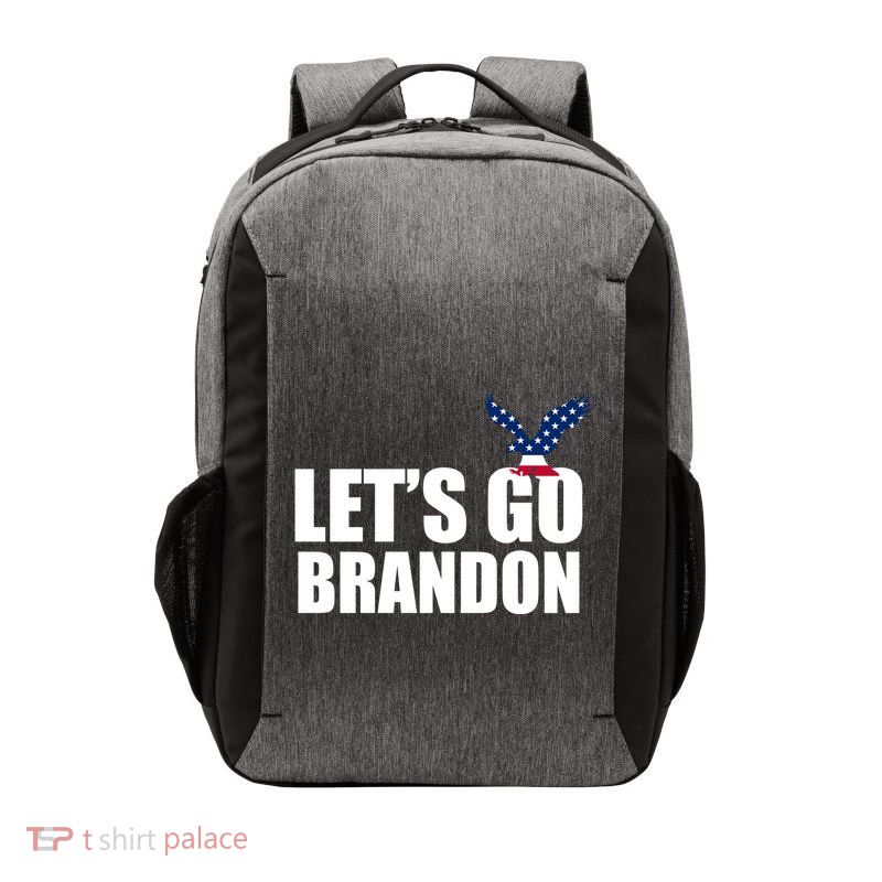 Let's Go Brandon American Bald Eagle Vector Backpack