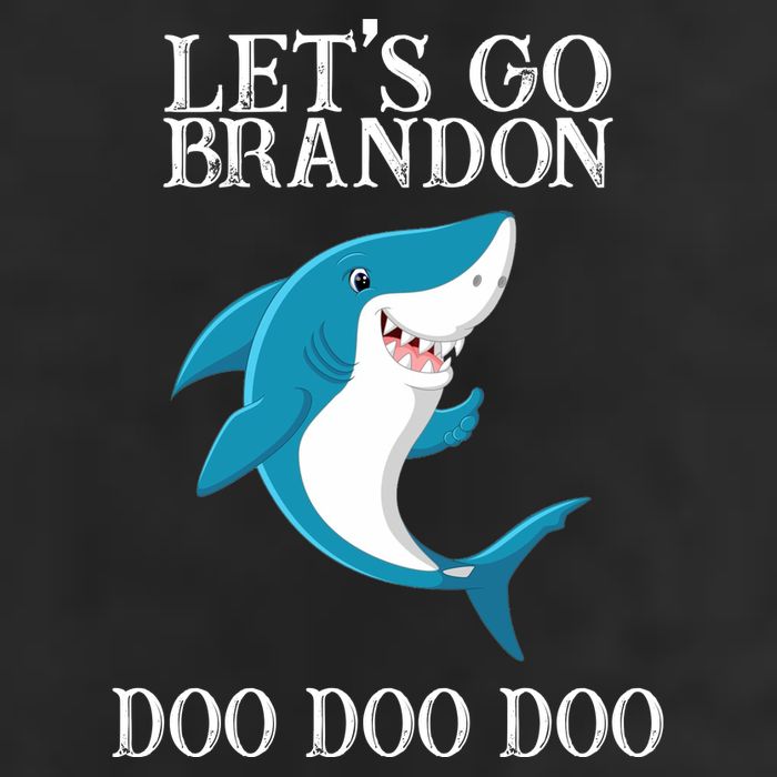 Let's Go Brandon Doo Doo Doo Garment-Dyed Fleece Hoodie