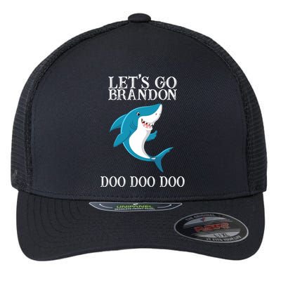 Let's Go Brandon Doo Doo Doo Flexfit Unipanel Trucker Cap