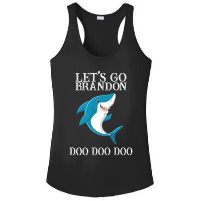 Let's Go Brandon Doo Doo Doo Ladies PosiCharge Competitor Racerback Tank