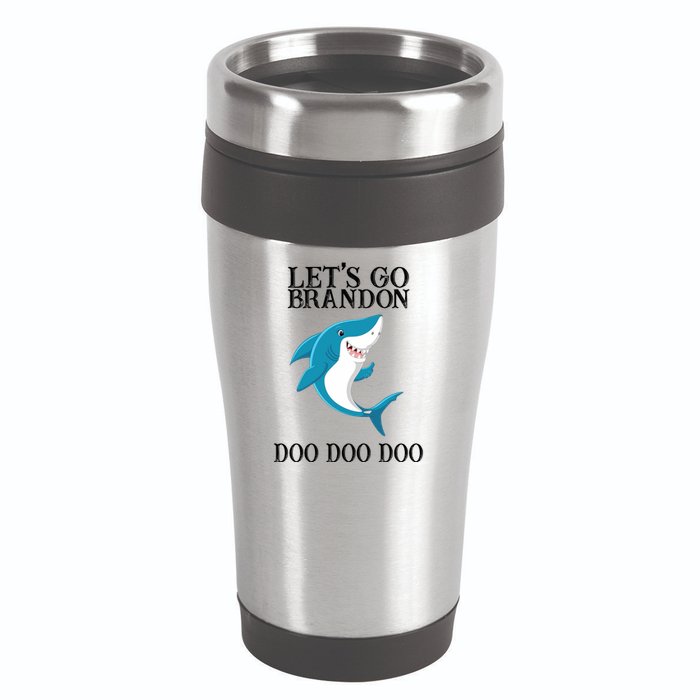 Let's Go Brandon Doo Doo Doo 16oz Travel Tumbler