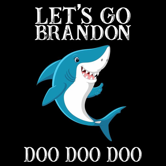 Let's Go Brandon Doo Doo Doo Cropped Pullover Crew