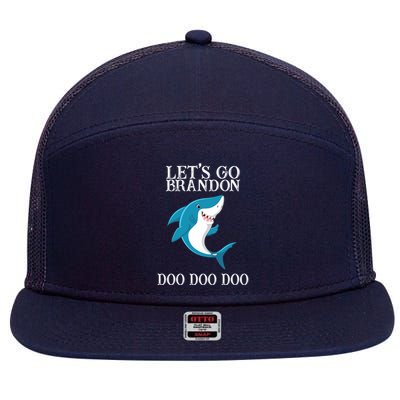 Let's Go Brandon Doo Doo Doo 7 Panel Mesh Trucker Snapback Hat