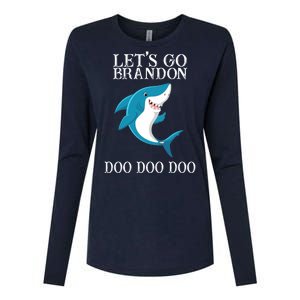 Let's Go Brandon Doo Doo Doo Womens Cotton Relaxed Long Sleeve T-Shirt