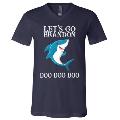 Let's Go Brandon Doo Doo Doo V-Neck T-Shirt