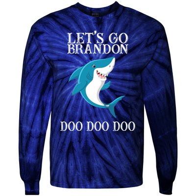 Let's Go Brandon Doo Doo Doo Tie-Dye Long Sleeve Shirt
