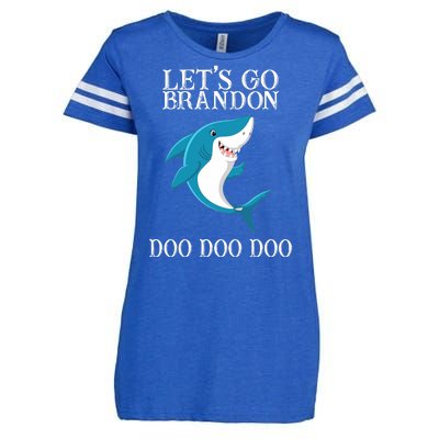 Let's Go Brandon Doo Doo Doo Enza Ladies Jersey Football T-Shirt