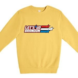 Let's Go Brandon LGB Star Logo Premium Crewneck Sweatshirt