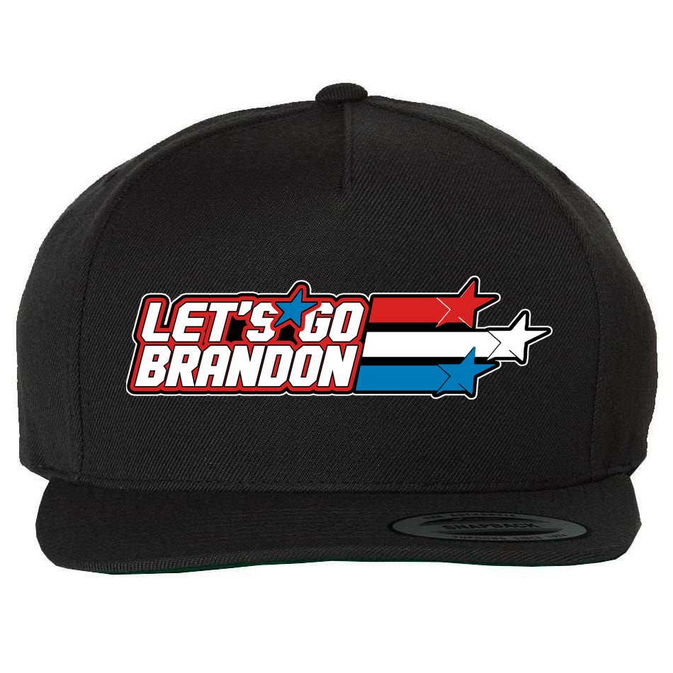 Let's Go Brandon LGB Star Logo Wool Snapback Cap