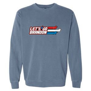 Let's Go Brandon LGB Star Logo Garment-Dyed Sweatshirt