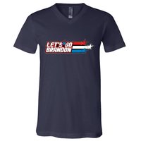 Let's Go Brandon LGB Star Logo V-Neck T-Shirt