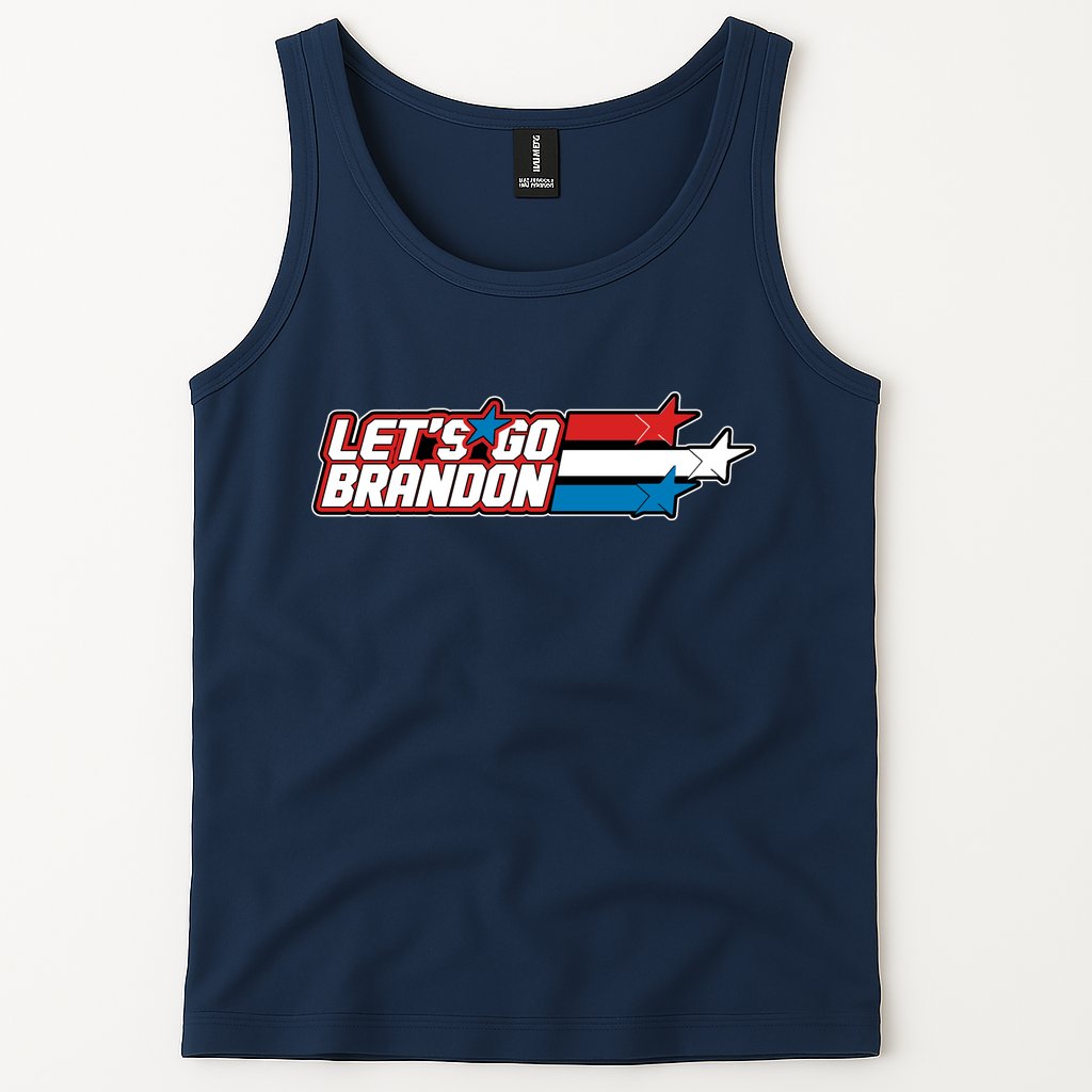 Let's Go Brandon LGB Star Logo Tank Top