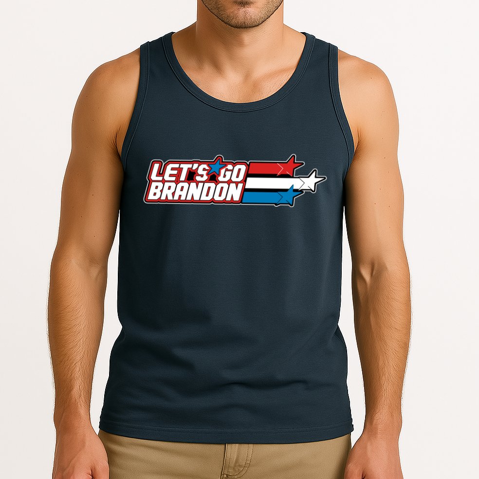 Let's Go Brandon LGB Star Logo Tank Top
