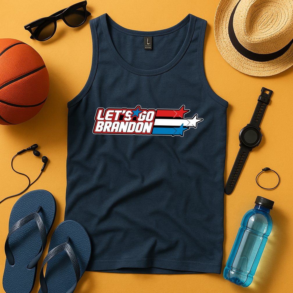 Let's Go Brandon LGB Star Logo Tank Top