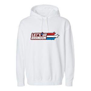 Let's Go Brandon LGB Star Logo Garment-Dyed Fleece Hoodie