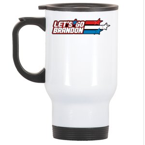 Let's Go Brandon LGB Star Logo Stainless Steel Travel Mug